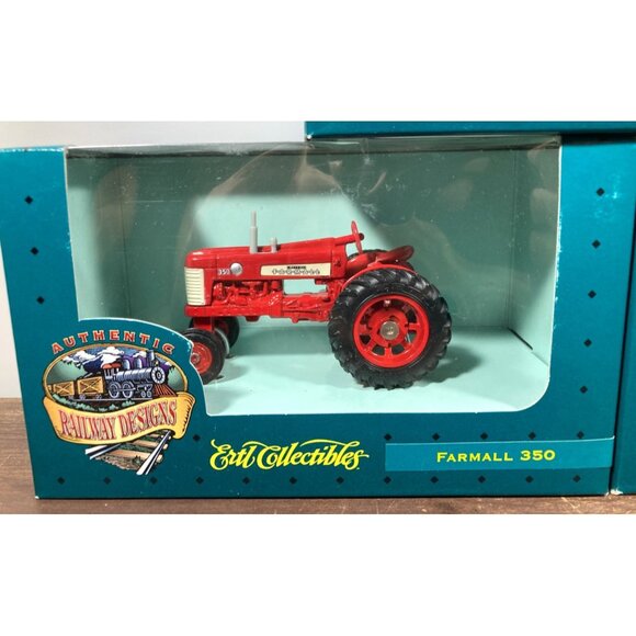 Ertl IH Farmall McCormick 350 Tractor Diecast 1/43 Lot of 3 NIB Railway Designs - Picture 2 of 9